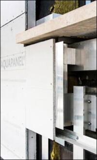 Vorgehängte hinterlüftete (Putz-)Fassade à la Knauf Aquapanel