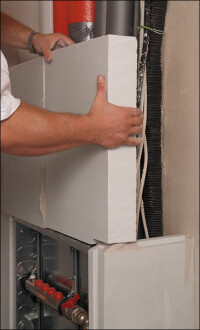 Gesicherter Schallschutz bei Schachtwänden aus Gips-Wandbauplatten