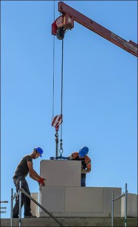 Kalksandstein-Mauerwerk ohne Mauerwerksmaß - aber auf Maß