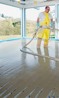 Knauf stellt Fließestrich FE Eco als speziellen „Wärmepumpenestrich“ vor