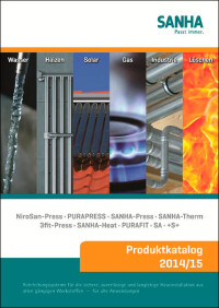Neuer Produktkatalog für Sanha-Rohrleitungssysteme