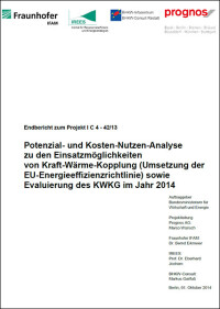 Evaluierungsstudie zur Kraft-Wärme-Kopplung vom BMWi