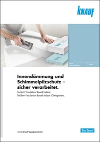 Broschüre „Innendämmung und Schimmelpilzschutz - sicher verarbeitet“ überarbeitet