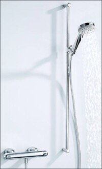 Hansacare: Ergonomischer Aufputzthermostat mit neuer Anschlusstechnik