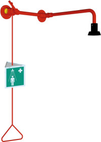 CONTi Notduschen: Körperduschen helfen bei Hautverletzungen durch Chemikalien