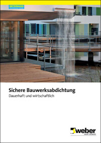 Neue Broschüre von Saint-Gobain Weber zur Bauwerksabdichtung