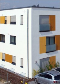 Farbkonzept individualisiert und verbindet  generationsübergreifendes Wohnprojekt