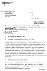 Gutachten zeigt, warum sich Verzicht auf EEG-Abhängigkeit für PV-Anlagenbetreiber lohnt