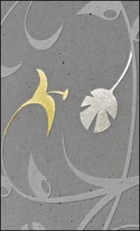 Ornamentbeton, hergestellt mit Hilfe von tapezierten Schalungen