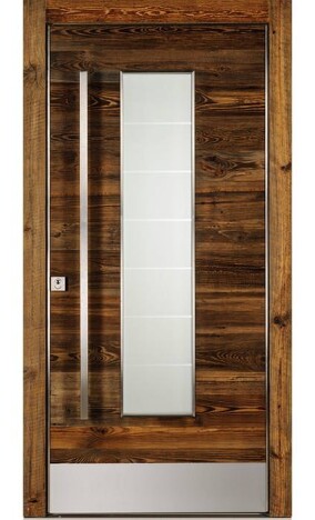 Altholz-Haustüren mit moderner Technik neu von Rubner