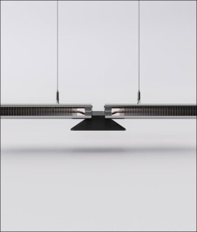 „Ariel“ von Jake Dyson: komplette Leuchte als Kühlkörper konzipiert