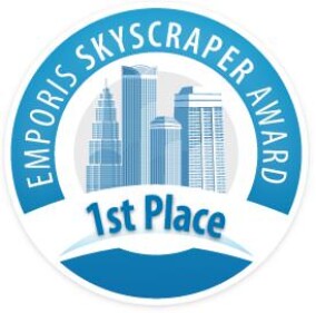 Erstmals steht der Emporis Skyscraper Award-Gewinner in China