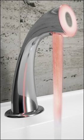 Let’s Twist: elektronische HighTech-Design-Armatur mit Touch und LED