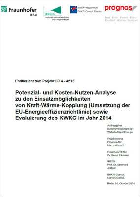 Evaluierungsstudie zur Kraft-Wärme-Kopplung vom BMWi