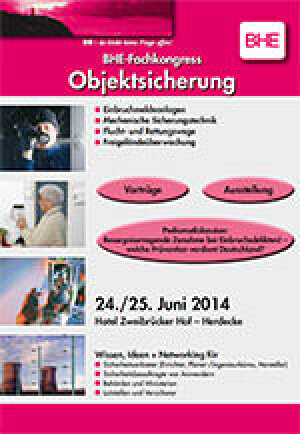 BHE-Fachkongress „Objektsicherung“ am 24./25. Juni 2014