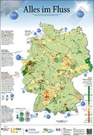 Poster „Alles im Fluss - eine deutsche Wasserbilanz“