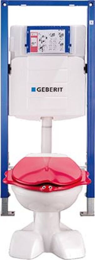 WC-Montageelement für kindgerechte Sanitäranlagen neu von Geberit