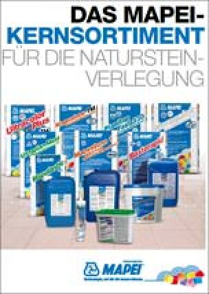 Mapei-Kernsortiment für die Natursteinverlegung