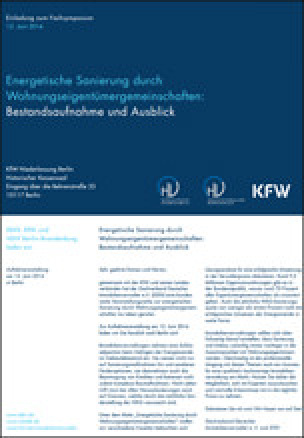 Energetische Sanierung durch Wohnungs­eigen­tümer­ge­mein­schaften