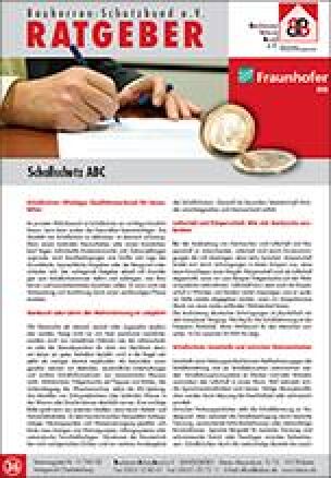 Schallschutz ABC von Fraunhofer IRB und Bauherren-Schutzbund