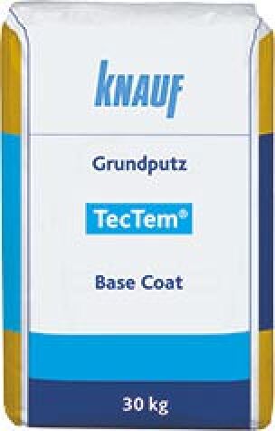 TecTem Grundputz: Ausgleichsputz zum Egalisieren von Unebenheiten erweitert.