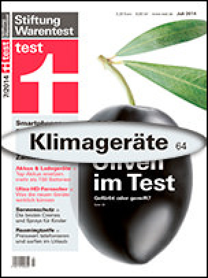 Cover der Juli 2014-Ausgabe der Zeitschrift test