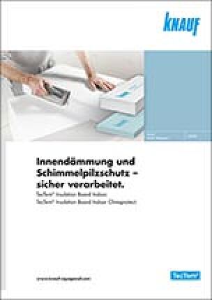 Broschüre „Innendämmung und Schimmelpilzschutz - sicher verarbeitet“ von Knauf Aquapanel