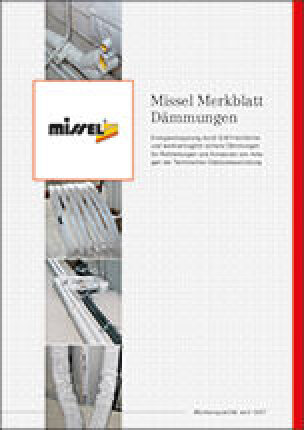 Missel Merkblatt „Dämmungen“