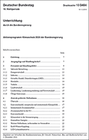 Aktionsprogramm Klimaschutz 2020