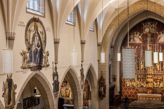 Kulturbauten: Heiliggeistkirche, Basel (hübschergestaltet GmbH unabhängige Lichtgestaltung), Foto: Adriano A. Biondo, Basel