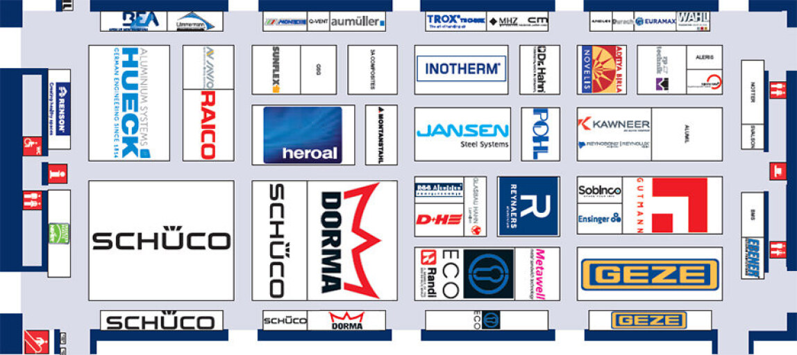 Belegungsplan der Halle B1