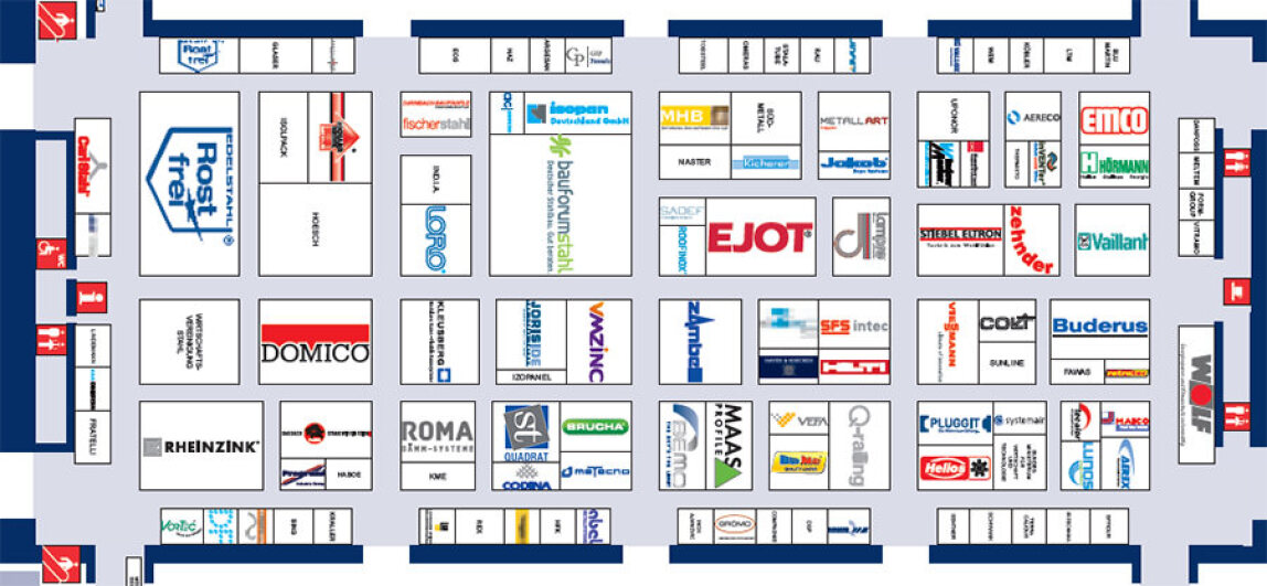 Belegungsplan der Halle B2