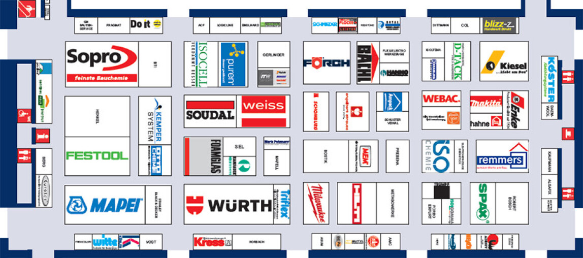 Belegungsplan der Halle B6