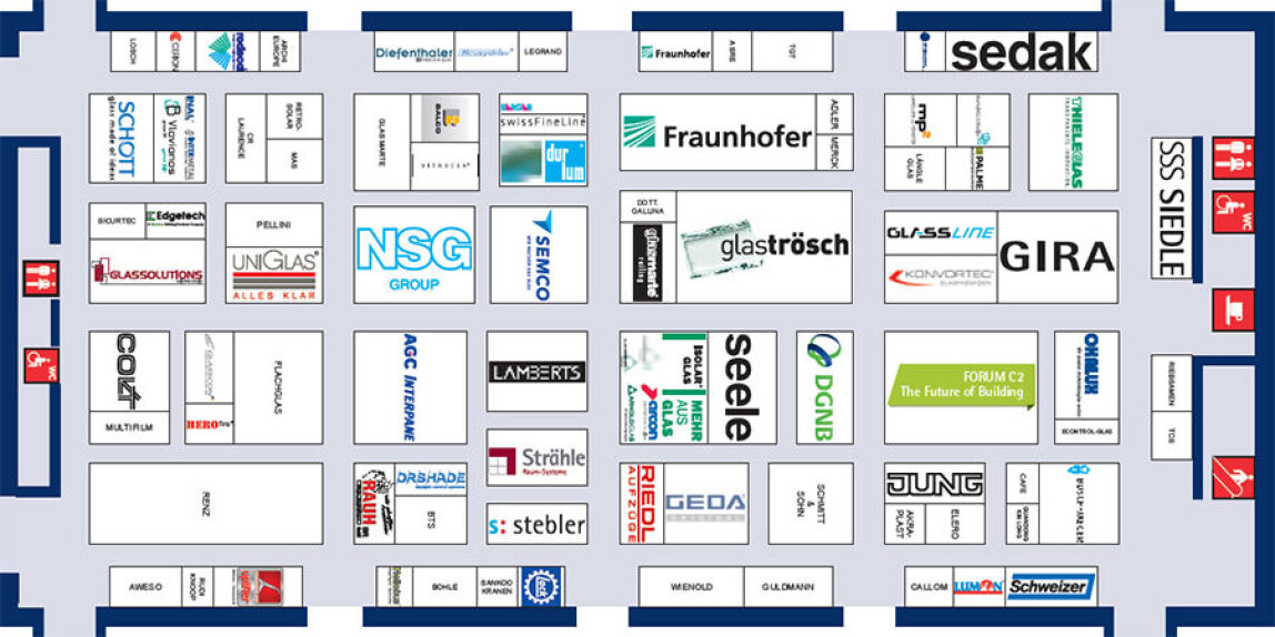 Belegungsplan der Halle C2