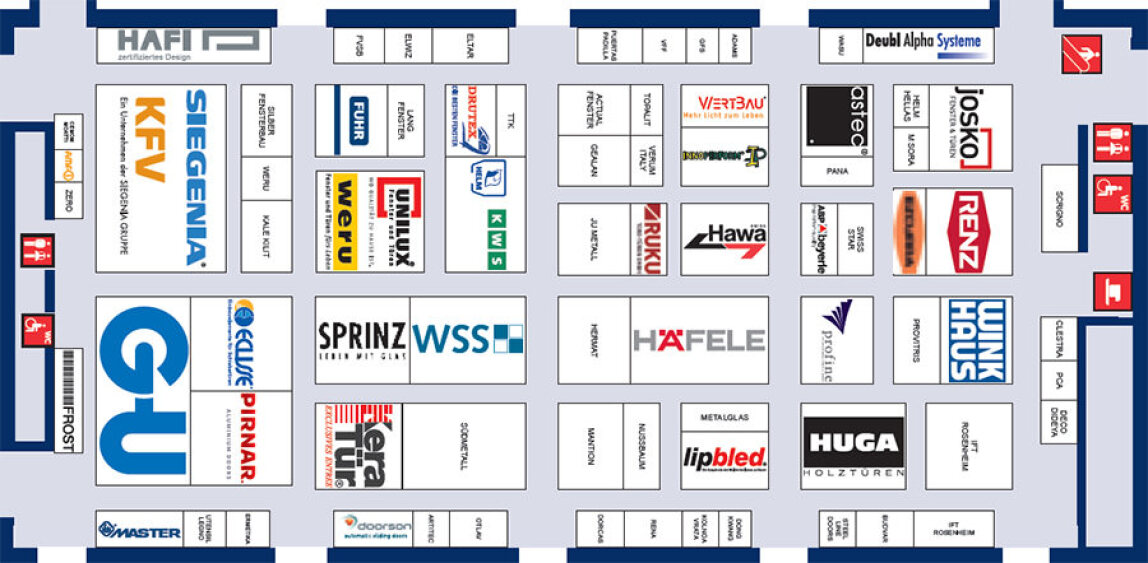 Belegungsplan der Halle C4