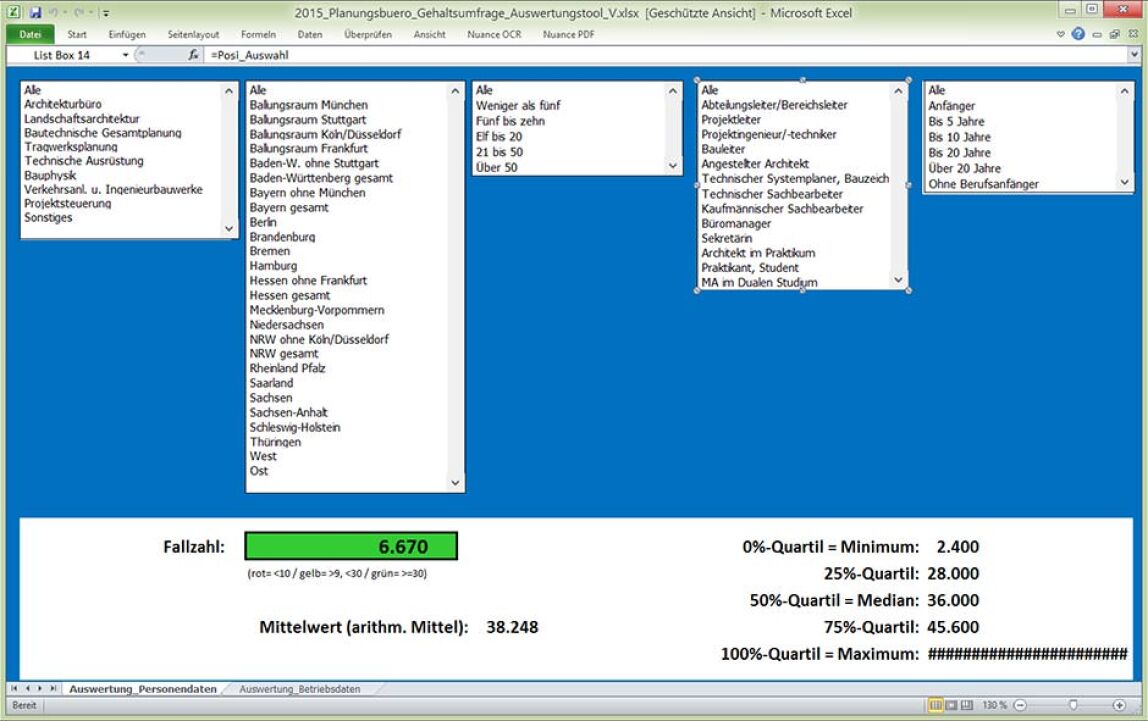 Excel-Analysetool