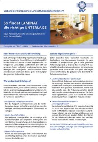 Drei große EPLF-Projekte im Bereich Technik sowie Infoflyer zu Unterlagsmaterialien