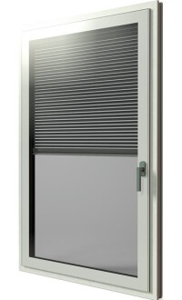 „Cristal“: Ganzglasfenster à la Finstral mit Flügelrahmen überdeckendem Glas