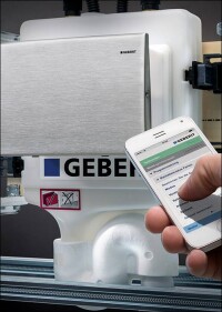 Geberit Hygienespülung mit neuen smarten Spülprogrammen und Bedienung per App