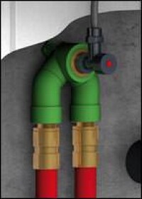 Durchflusswandscheiben zur Vermeidung von Stagnationswasser