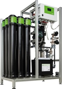Grünbeck schrumpft Umkehrosmoseanlage für Reinstwasser auf 1,5 m² Stellfläche