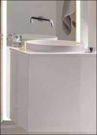 „touch“ von Emco Bad -  eine enorm kompakte Waschplatzlösung für Gästebäder