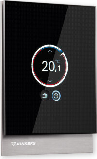Smarter WLAN-Raumregler von Junkers in edler Optik