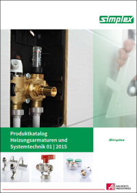 Systemlösungen für die Heizungsinstallation im Simplex-Produktkatalog 2015
