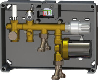Neue Regelbox von Simplex zur Einzelraumregelung bei Flächenheizungen