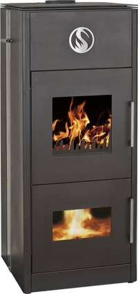 Luumas wasserführender Holzvergaser-Kaminofen in neuen Varianten für Techies und Puristen