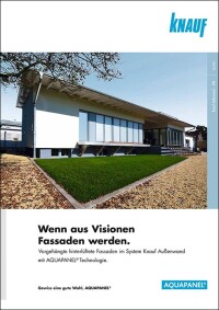 Neue VHF-Systembroschüre zur „Knauf Außenwand mit Aquapanel Technologie“