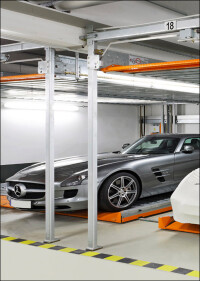 Wenn selbst 1,6 km für eine Tiefgarage nicht genug sind, werden Parksysteme installiert