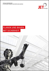 Broschüre „Planen und Bauen. Mit Sicherheit.“ neu von der JET-Gruppe