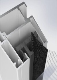 Insektenschutzrollos mit „Super-Schnelllaufmotor“ für Durchgangstüren